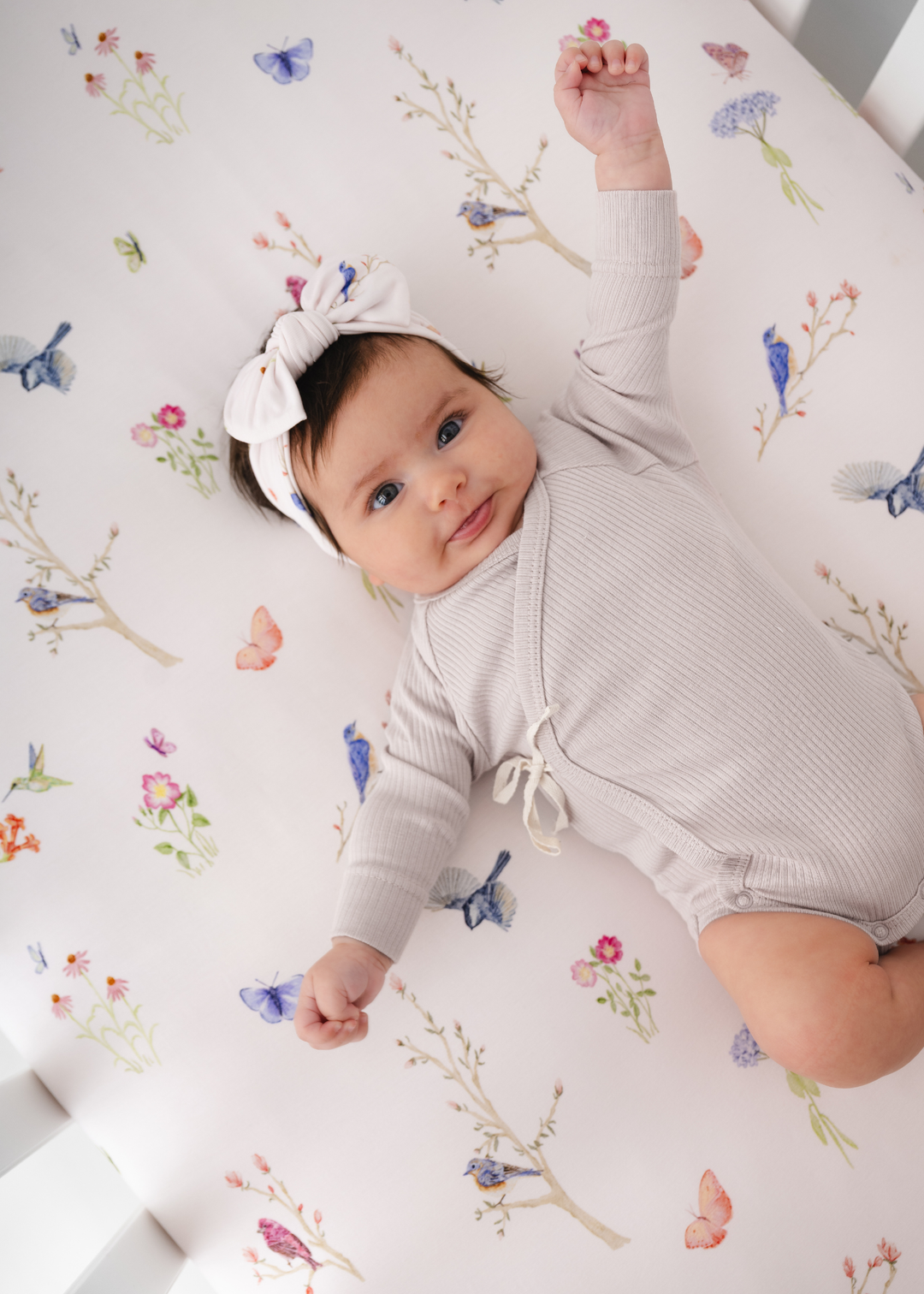 Willow Garden Bamboo Crib Sheet