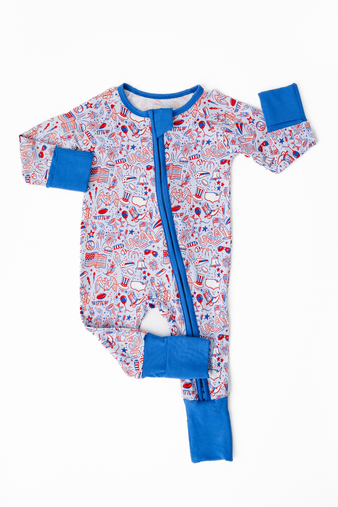 Celebrate USA Bamboo Zippered Sleeper