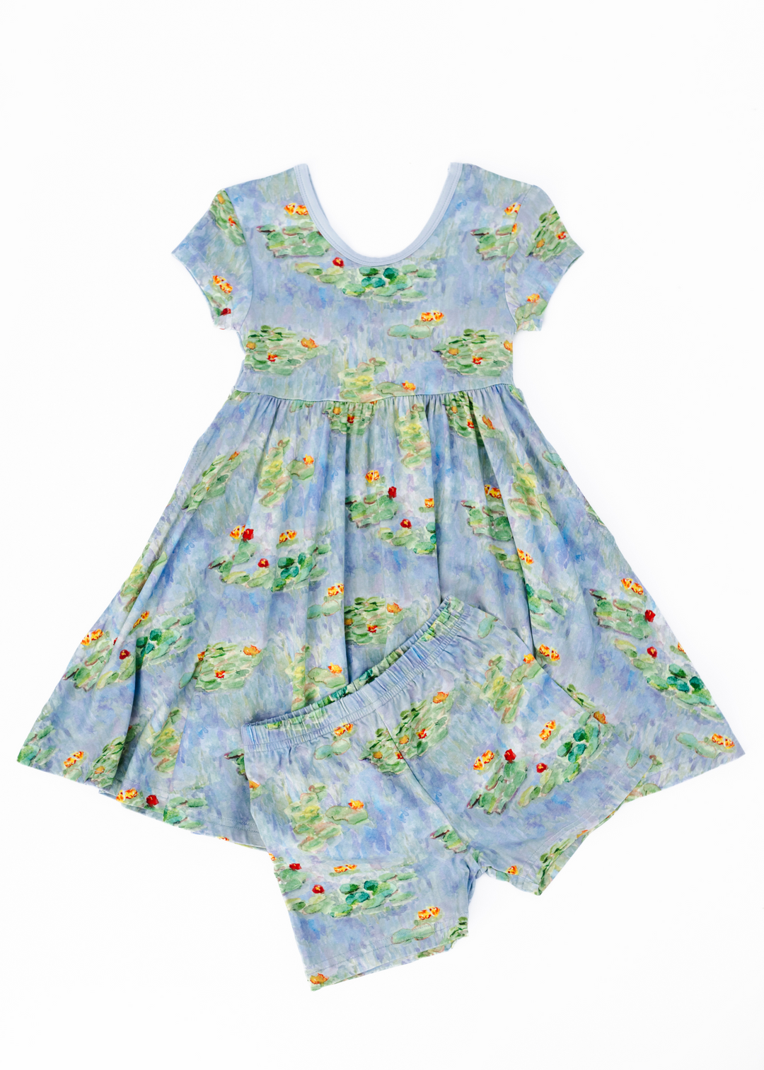 Water Lilies Twirl Dress