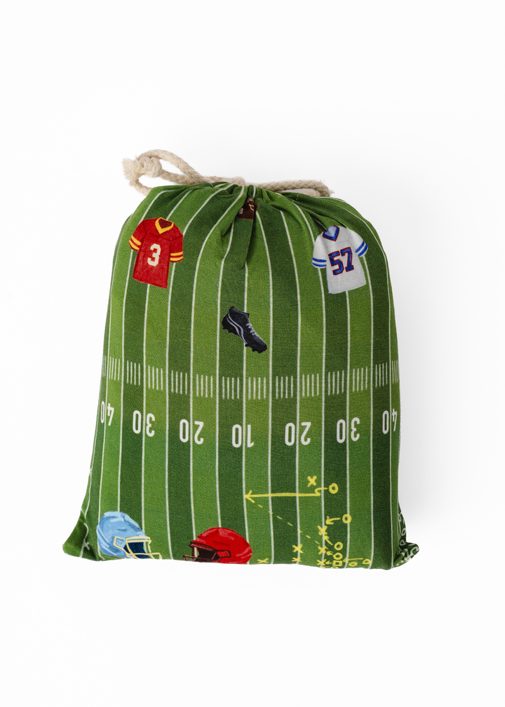 Football Field Bamboo Crib Sheet