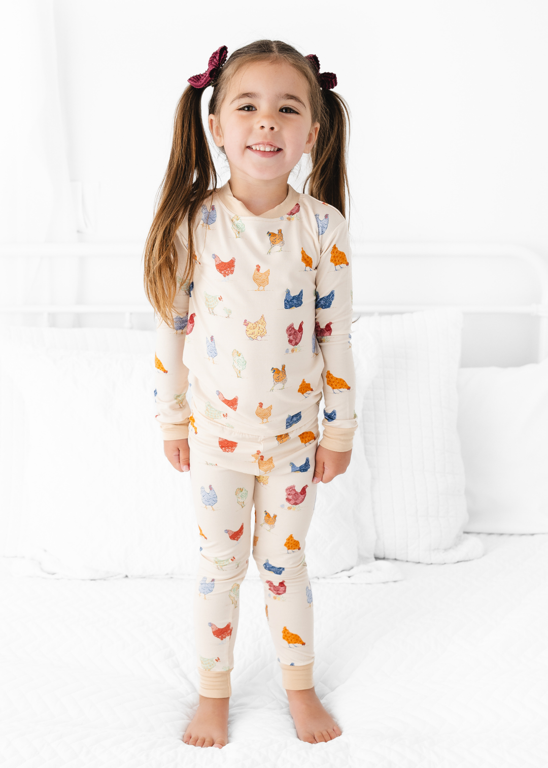 Chickens Bamboo Pajama Set