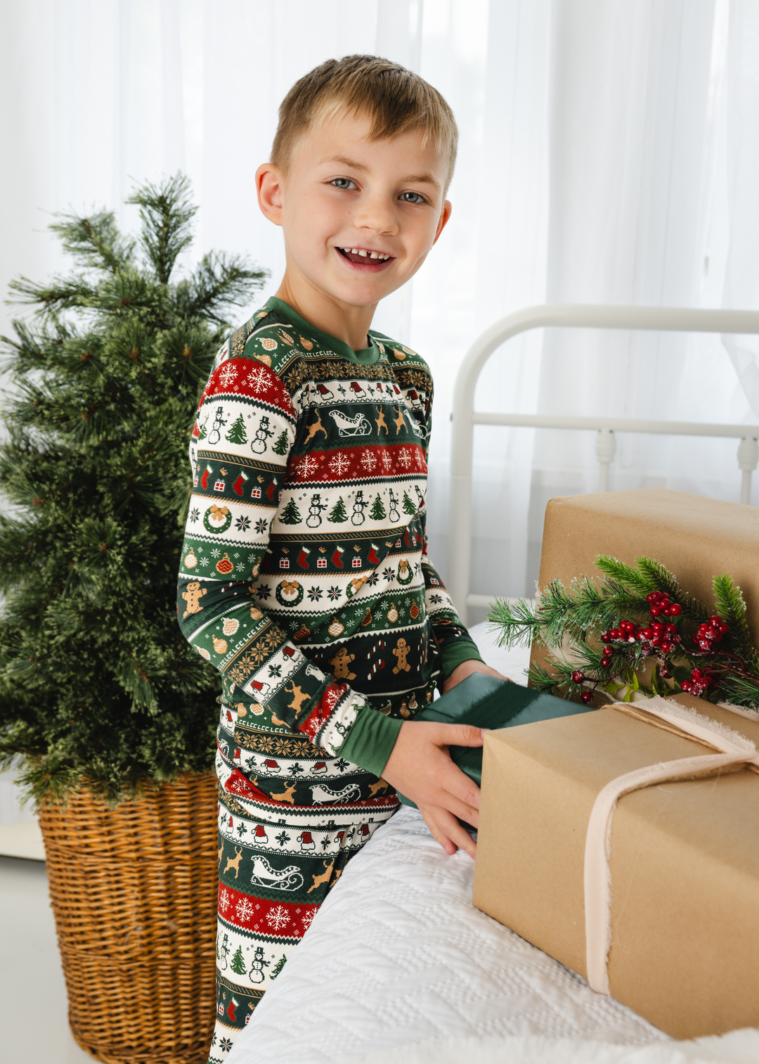 Classic Christmas Bamboo Kids Jammies *PREORDER*
