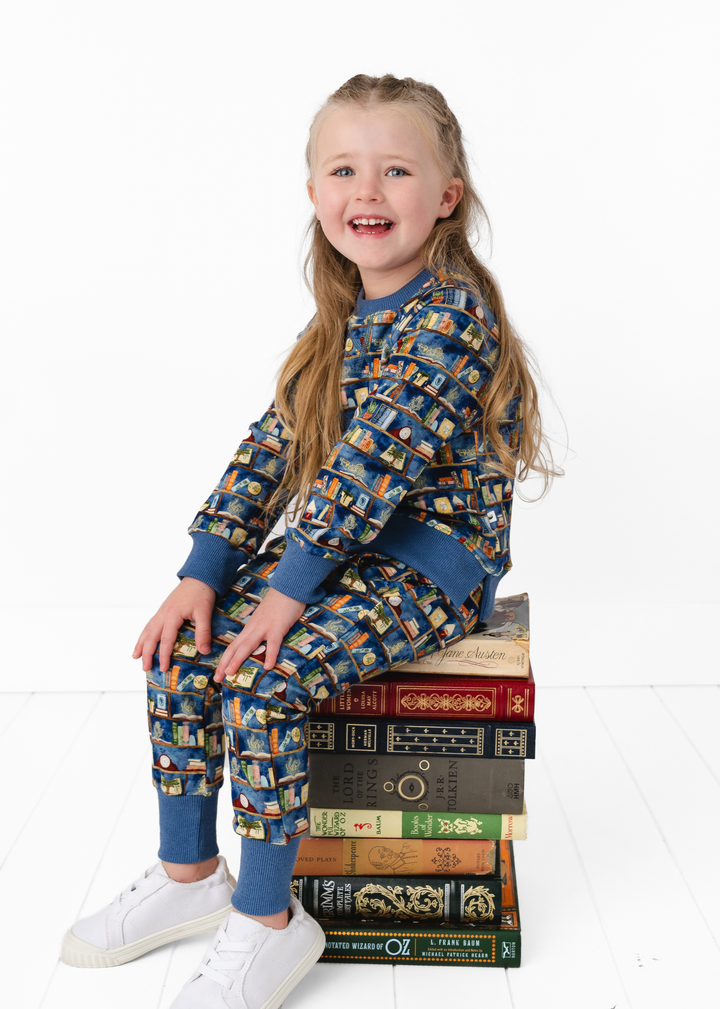 Enchanted Library Bamboo Kids Jogger Set