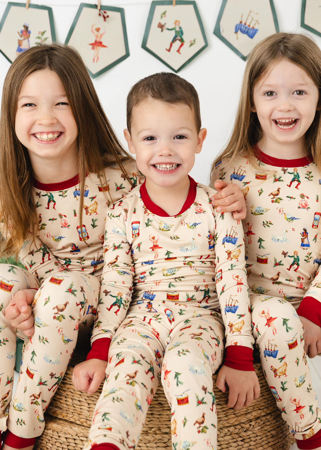 12 Days of Christmas Bamboo Kids Jammies