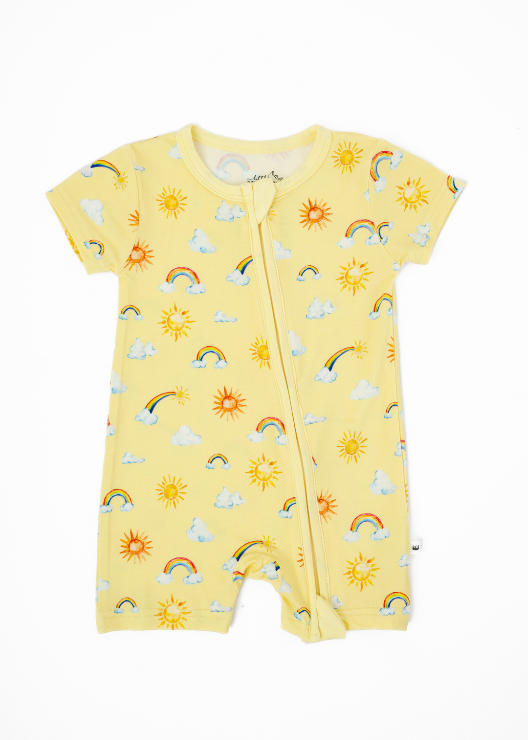 Sunshine & Rainbows Bamboo Shortie Romper