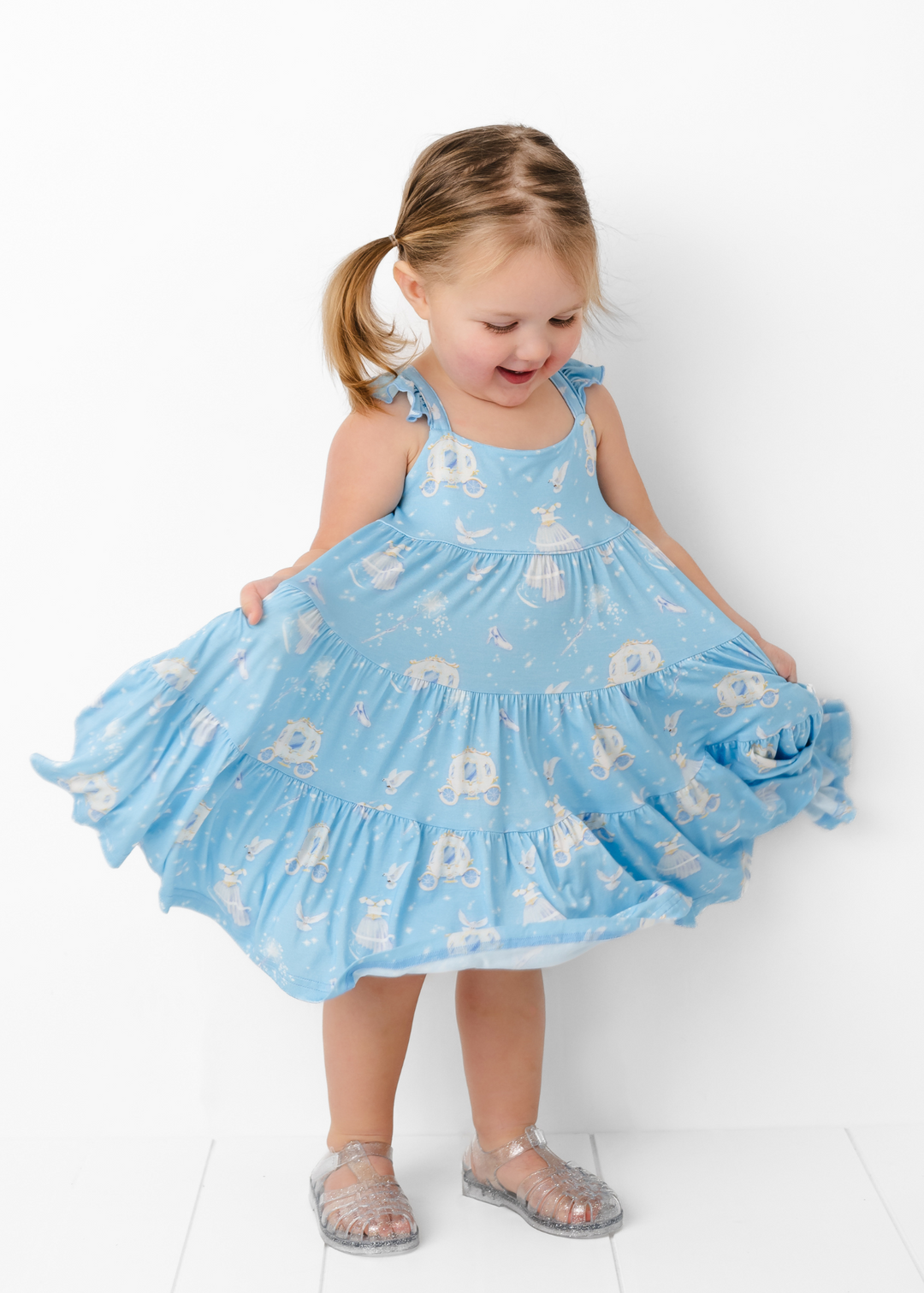 Cinderella Bamboo Tiered Twirl Dress