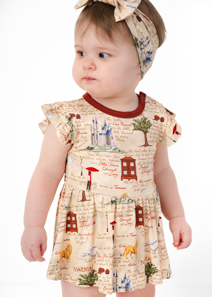 Story of Narnia® Baby Flutter Dress