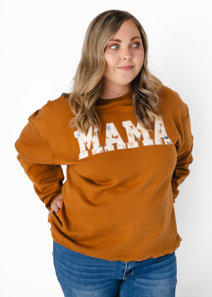 MAMA Crewneck Sweatshirt - Chickens