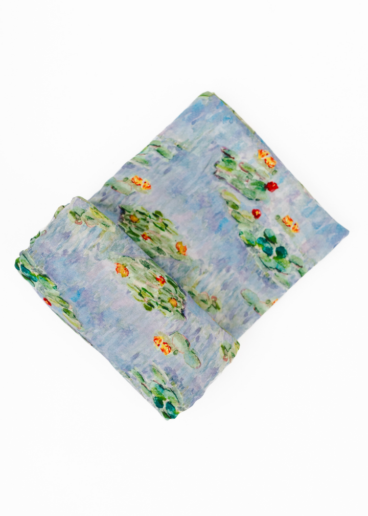 Water Lilies Swaddle Blanket