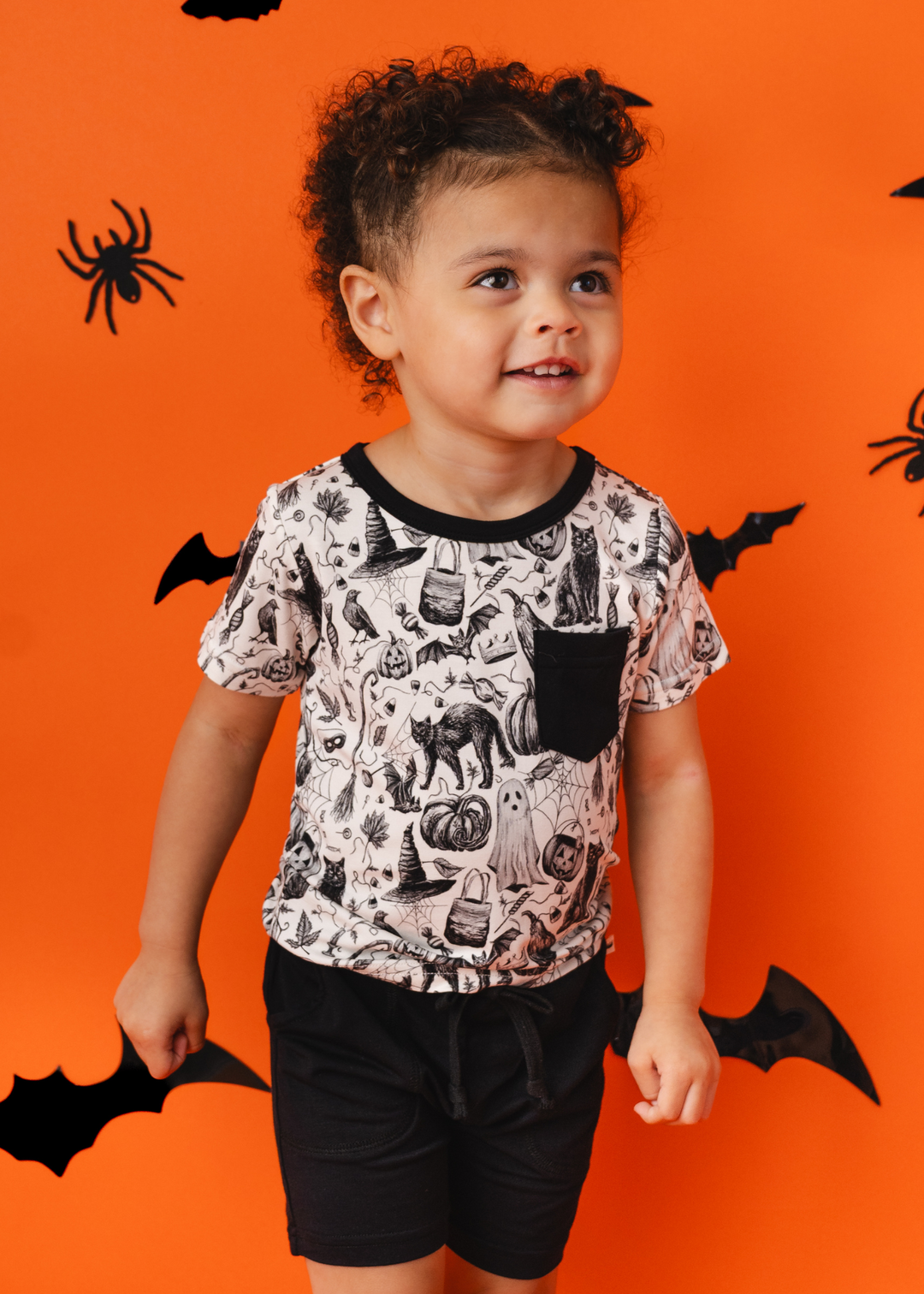 Bats & Cats Pocket Tee & Short Sets