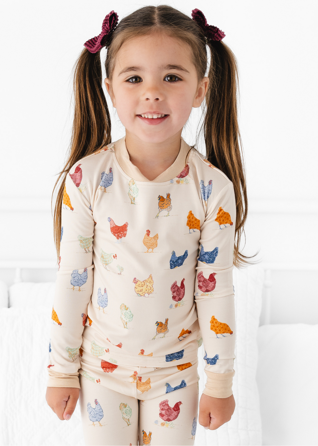 Chickens Bamboo Pajama Set