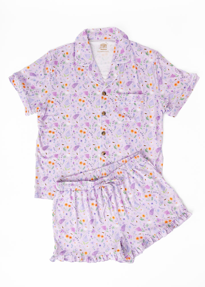 Gigi Floral Women's Bamboo Short Pajama Set
