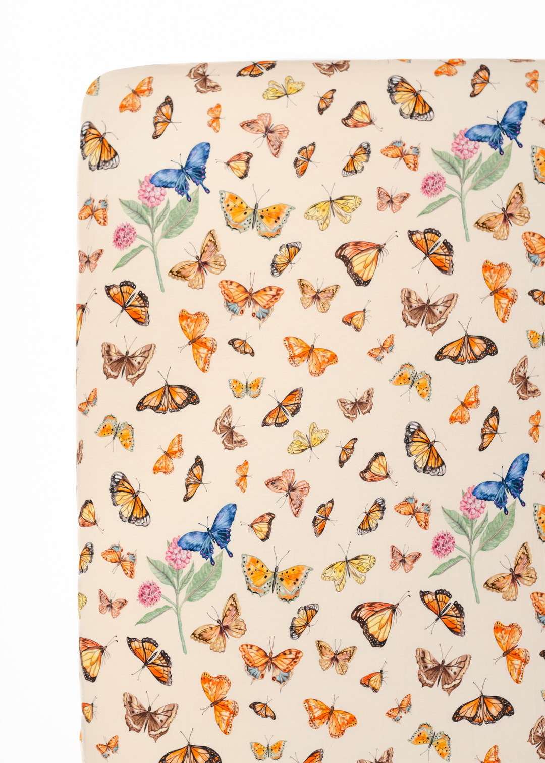 Kensington's Butterflies Bamboo Crib Sheet