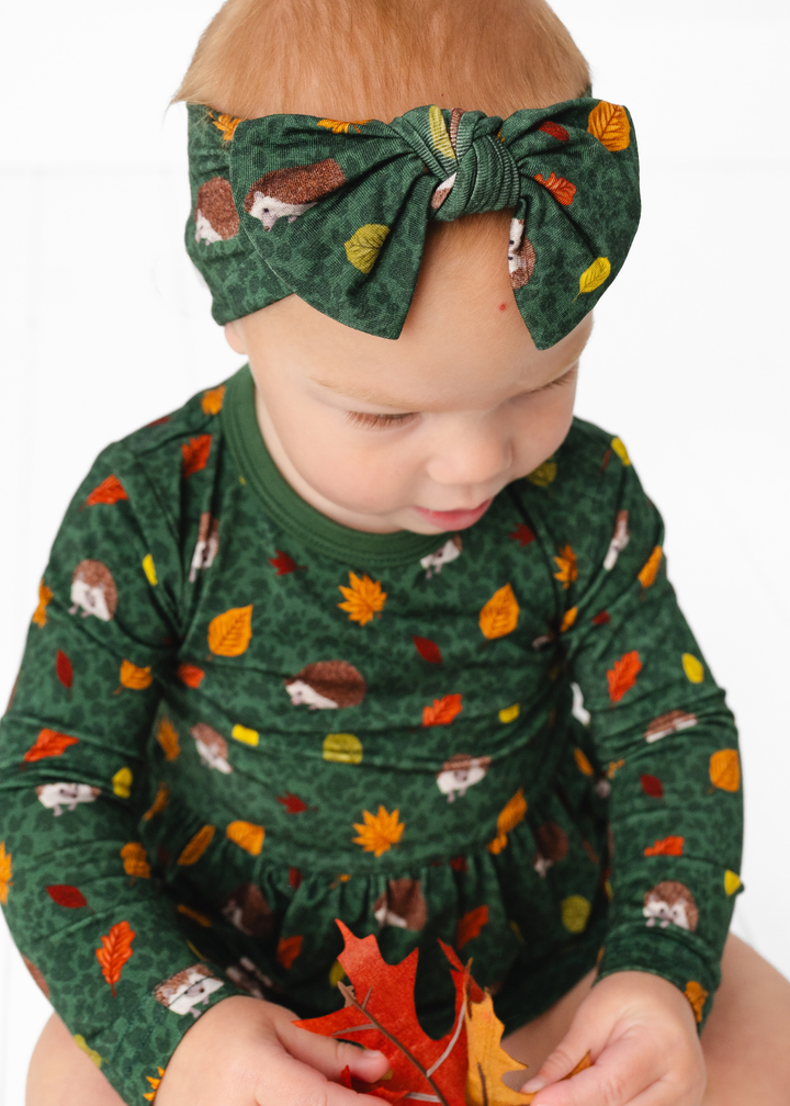 Hedgehogs Baby Hair Bow
