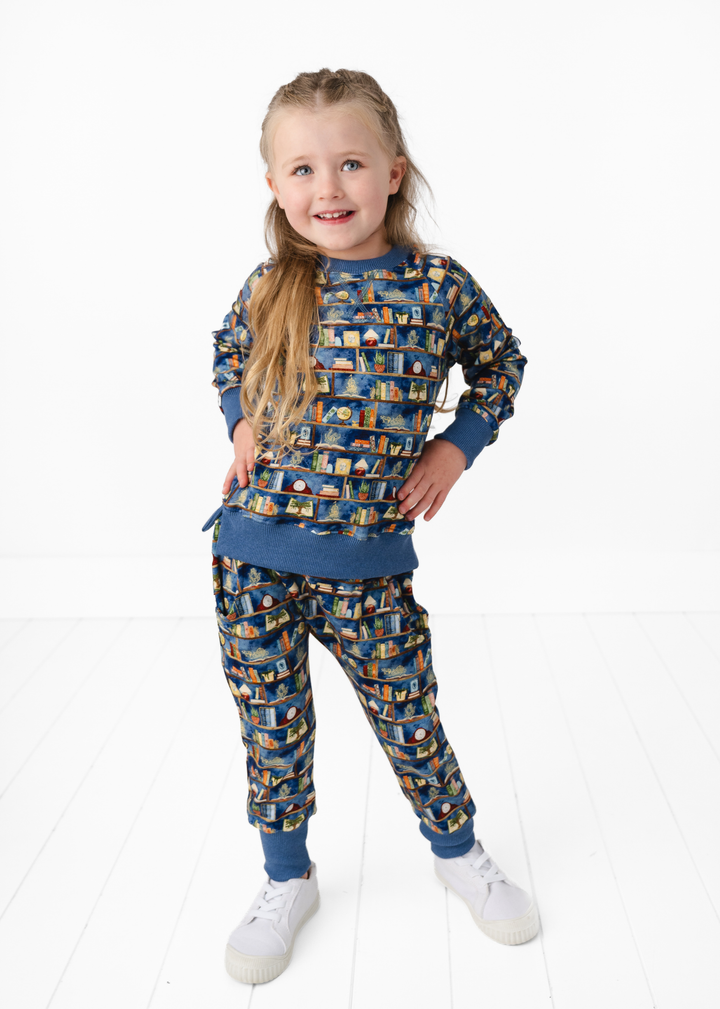 Enchanted Library Bamboo Kids Jogger Set
