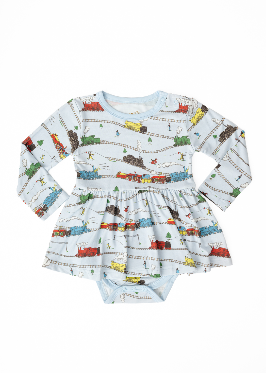 Little Engine that Could Bamboo Baby Dress