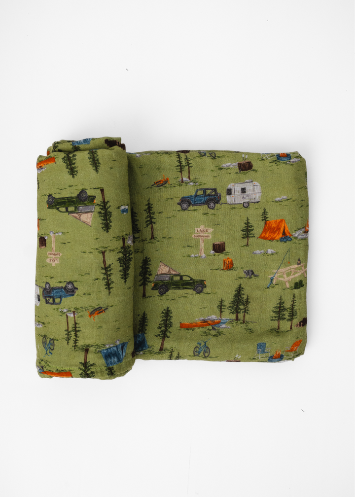 Camping Bamboo Swaddle Blanket