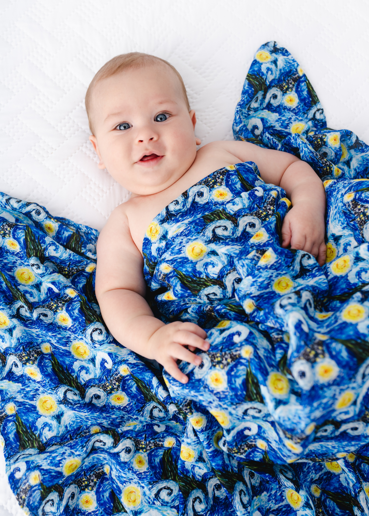 Starry Night Swaddle Blanket