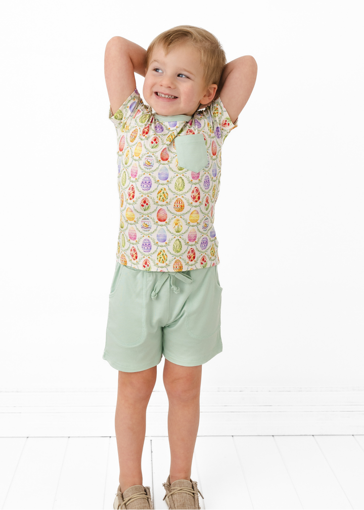 Easter Eggs Pocket Tee & Short Sets