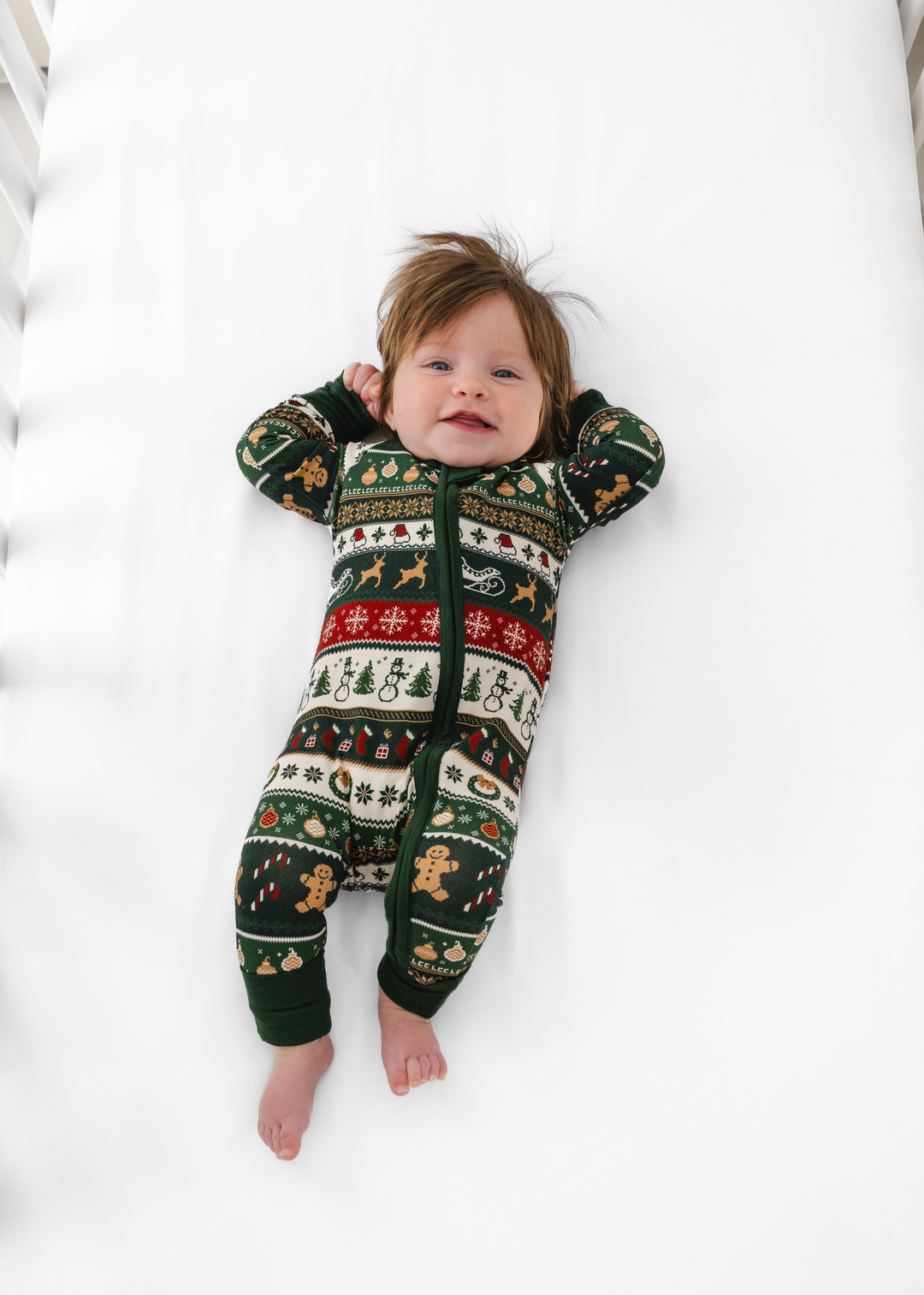 Classic Christmas Bamboo Zippered Sleeper *PREORDER*