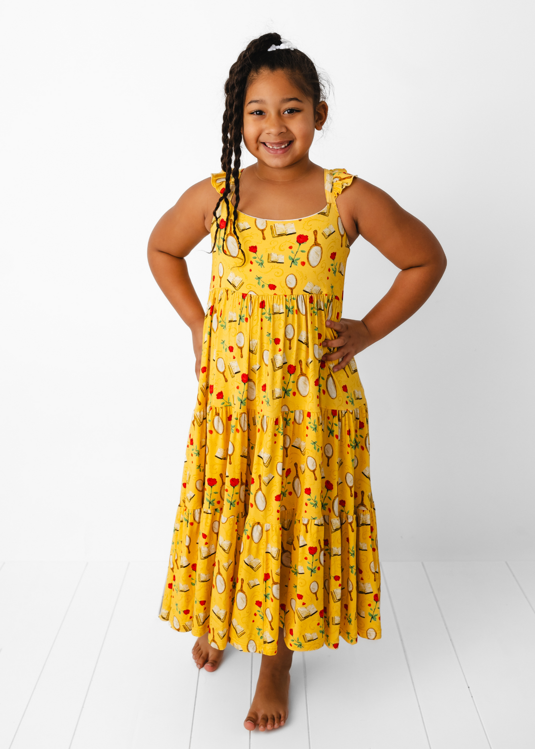 Beauty Bamboo Tiered Twirl Dress