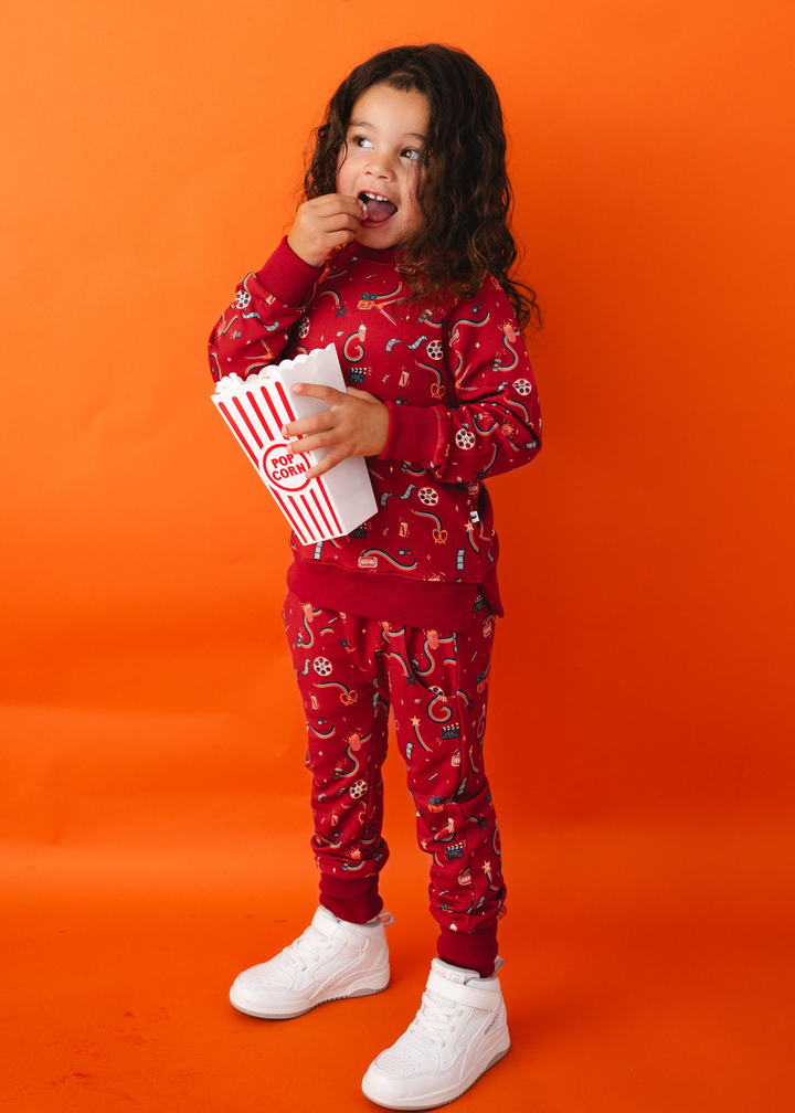 Movie Night Bamboo Kids Jogger Set