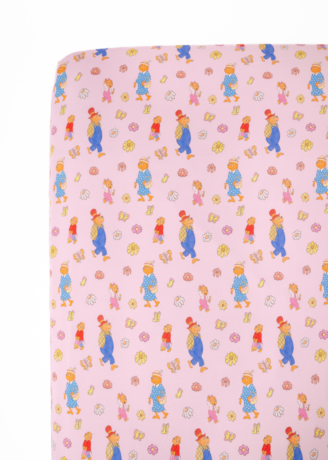 Berenstain Bears® Floral Bamboo Crib Sheet