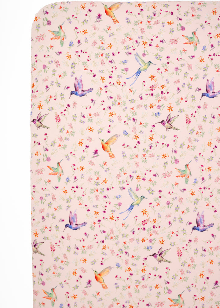 Hummingbirds Bamboo Crib Sheet