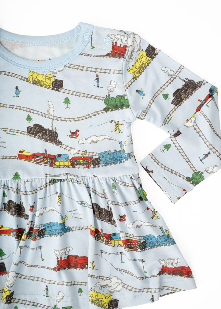 Little Engine that Could Bamboo Baby Dress