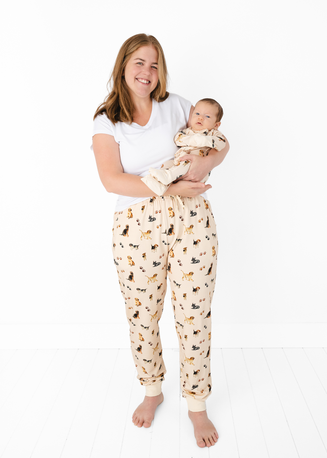 Puppies and Paw Prints Adult Unisex Jogger Pants