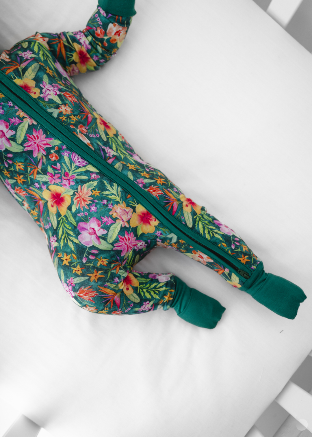 Ashley Floral Bamboo Zippered Sleeper
