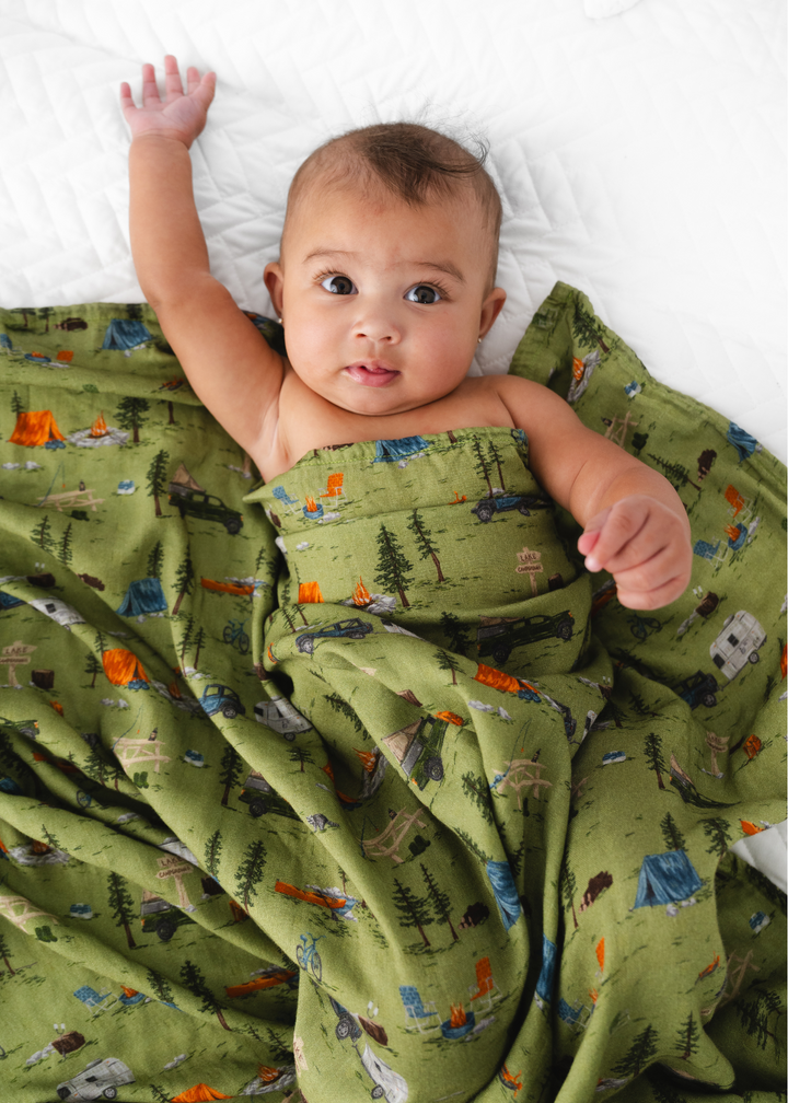Camping Bamboo Swaddle Blanket