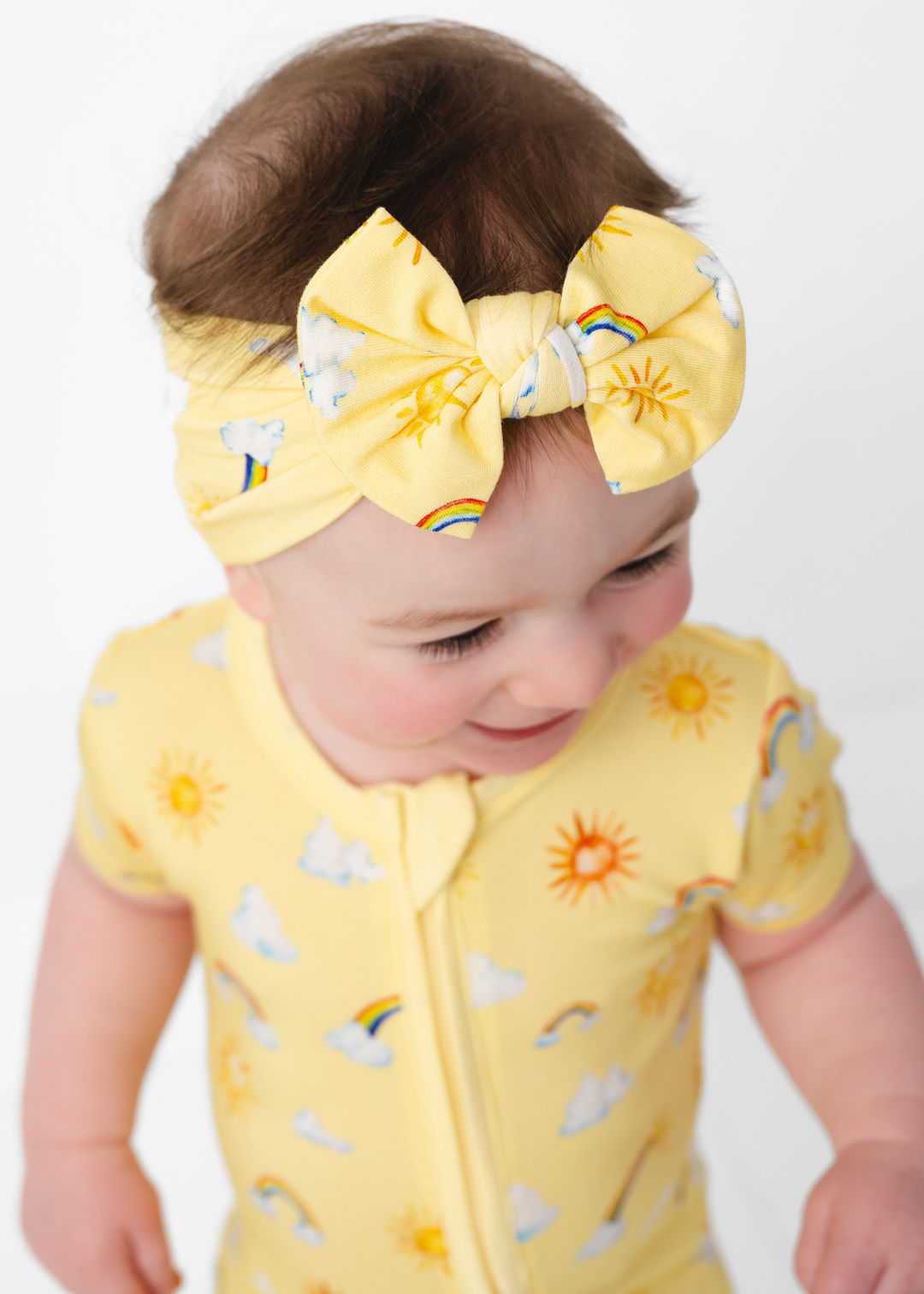 Sunshine & Rainbows Hair Bow