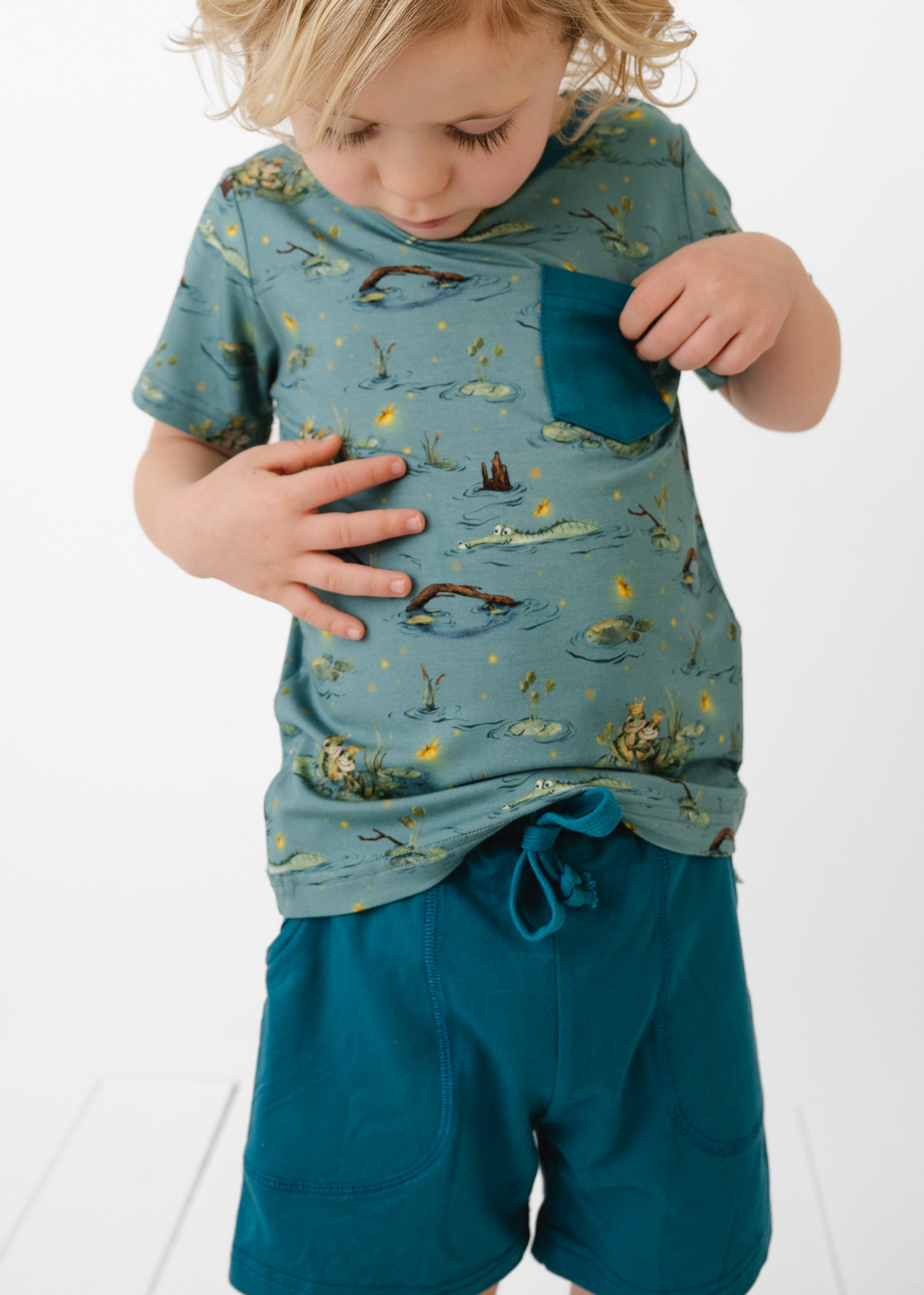 Frog Prince Pocket Tee & Short Sets