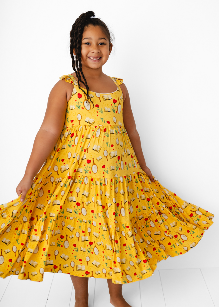 Beauty Bamboo Tiered Twirl Dress