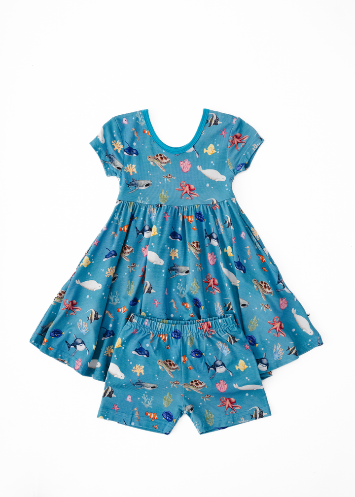 Fish are Friends Bamboo Twirl Dress