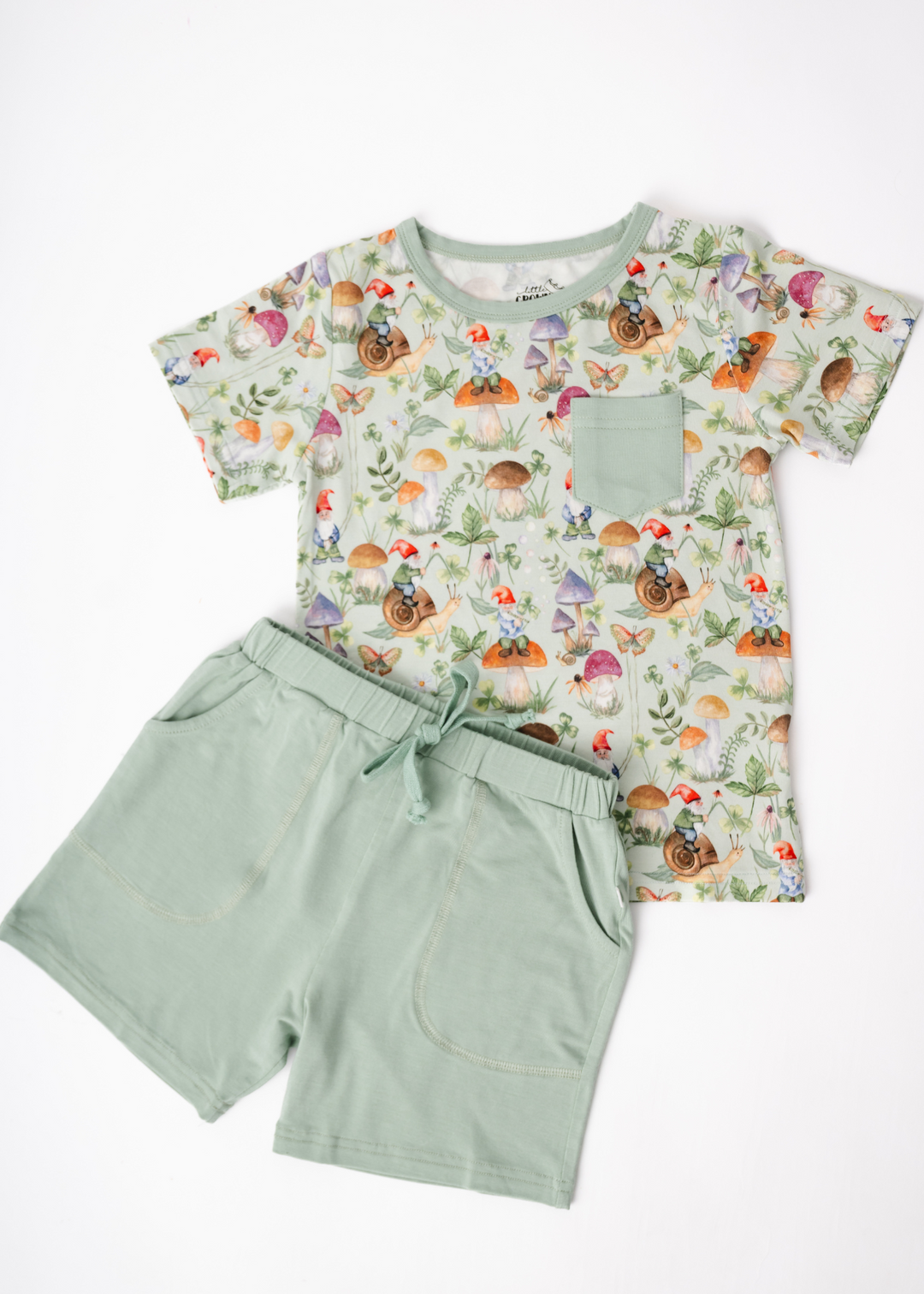 Gnomes Pocket Tee & Short Sets