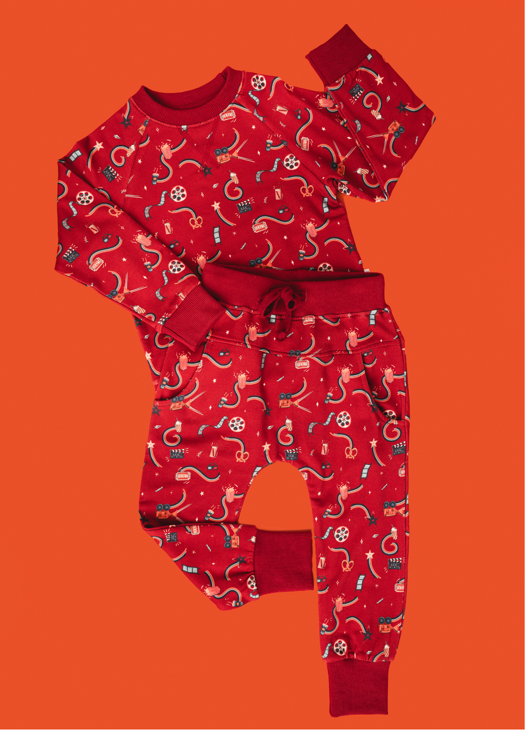 Movie Night Bamboo Kids Jogger Set