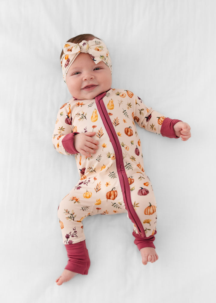 Pretty Pumpkins Bamboo Sleeper