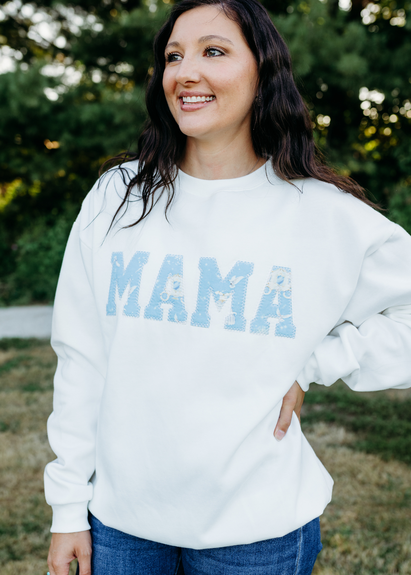 MAMA Crewneck Sweatshirts - Cinderella Mama