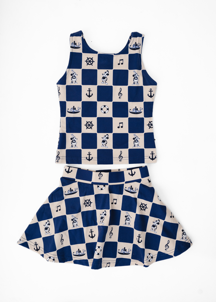 Steamboat Willie Girls Activewear Set