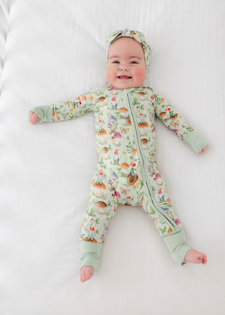 Gnomes Bamboo Zippered Sleeper