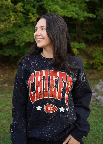 KANSAS CITY CHIEFS Women's Crewneck Sweatshirt