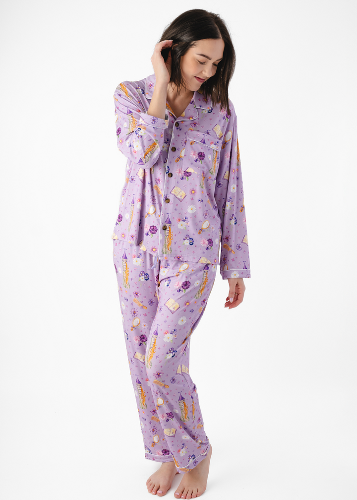 Rapunzel Adult Bamboo Formal Pajama Lounge Set *PREORDER*