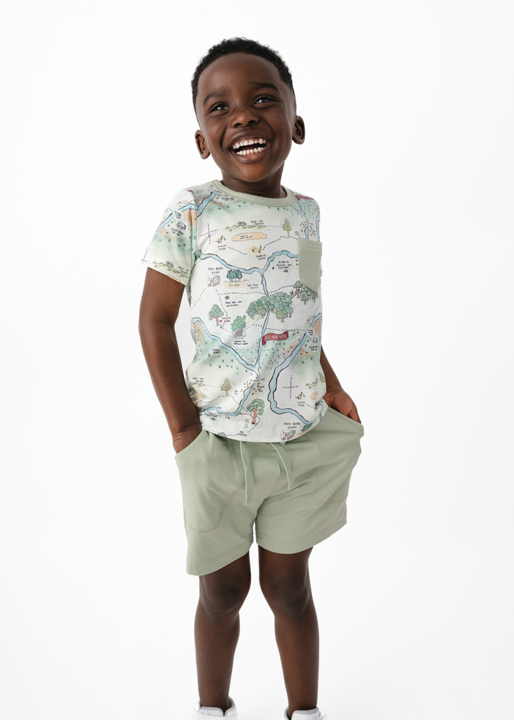 Hundred Acre Woods Pocket Tee & Short Sets