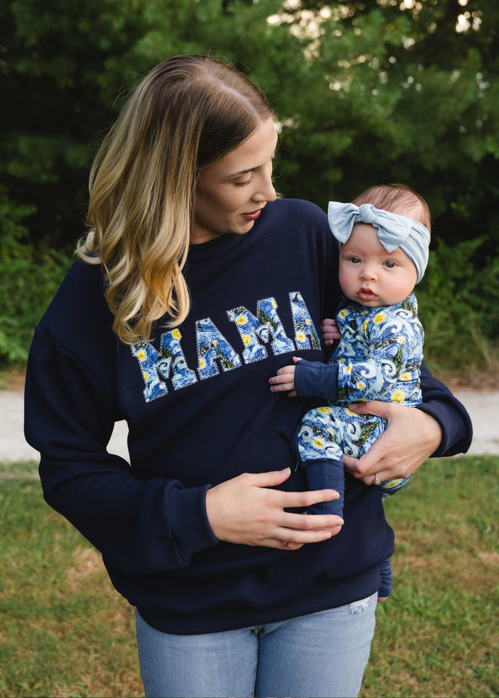 MAMA Crewneck Sweatshirt - Starry Night