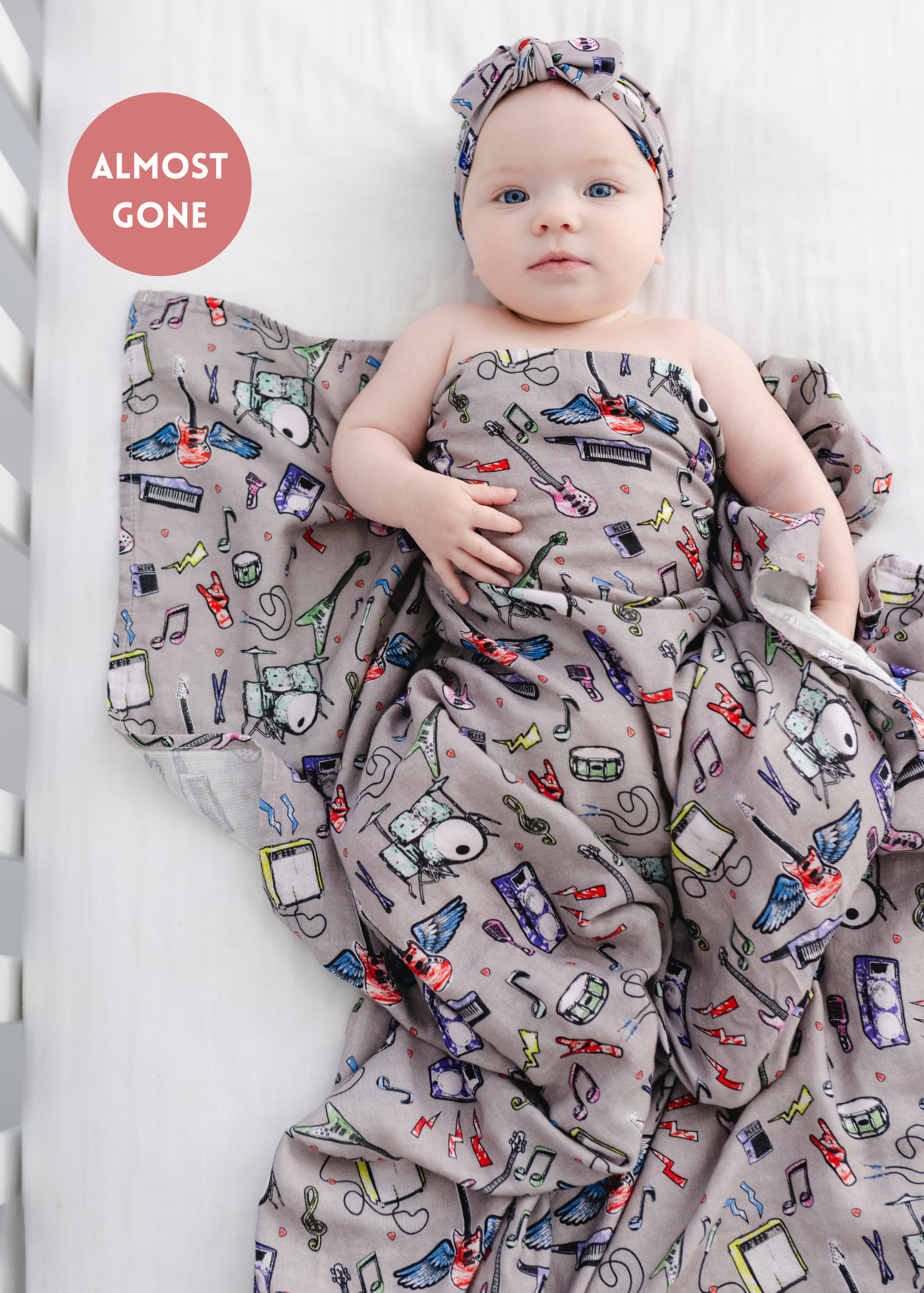 Rockstar Swaddle Blanket