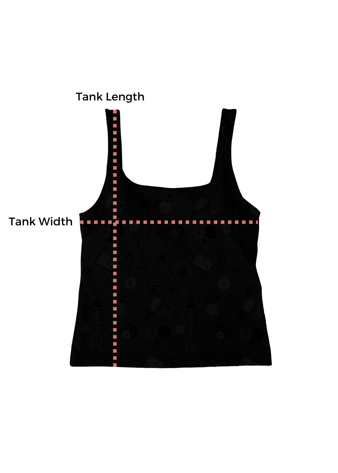 Rapunzel Women's Athletic Tank Tops