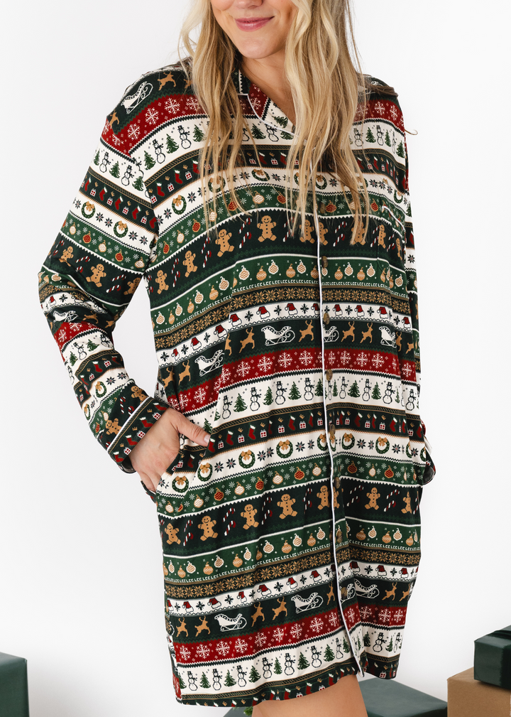 Classic Christmas Women's Bamboo Nightgown