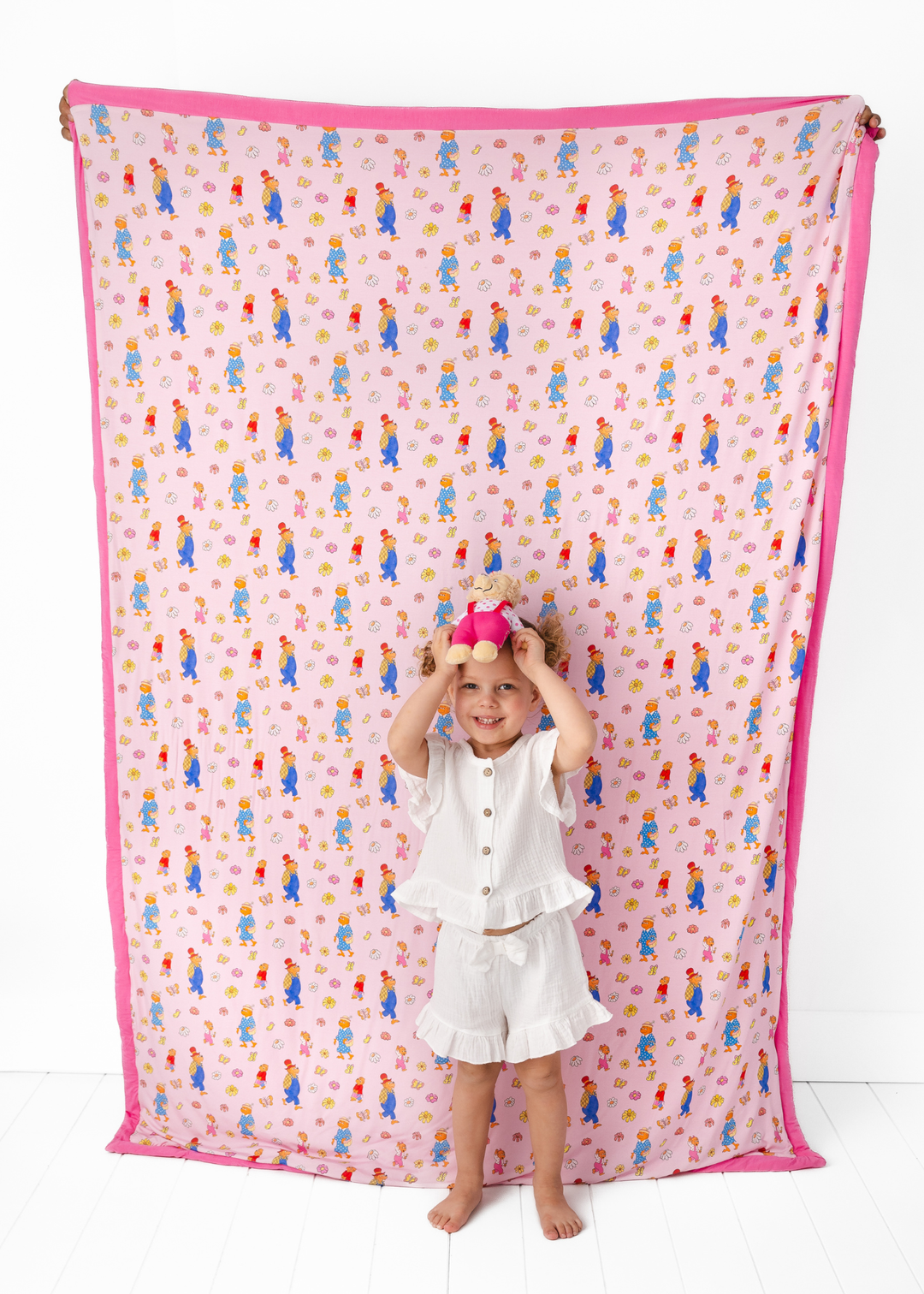 Berenstain Bears® Floral Large Quilted Bamboo Blanket